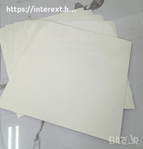 Самозалепващ панел за таван – бял гланц