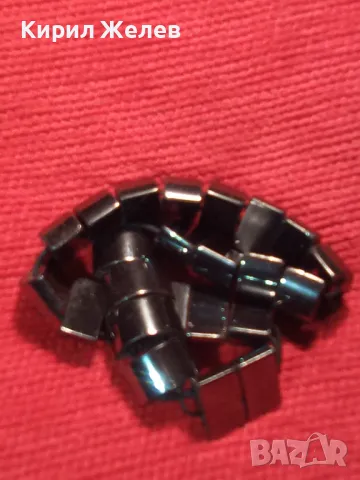 ШИКОЗНА ГРИВНА от ПОЛИРАН ХЕМАТИТ ХЕНД-МЕЙД АРТ НАКИТ БИЖУ УКРАШЕНИЕ 30742, снимка 8 - Гривни - 47045983