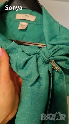 Блуза тюркоаз , снимка 3 - Тениски - 53928649