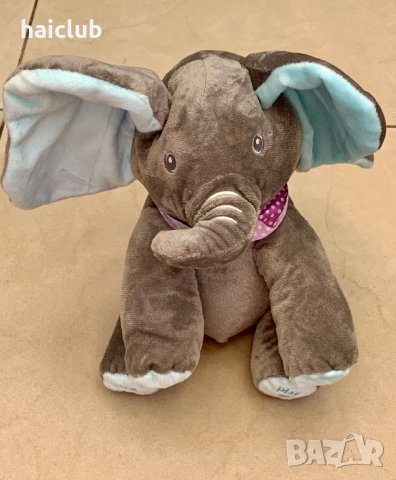 Плюшено слонче/слонче/Слонче с уши/Музикално слонче/Baby Elephant, снимка 7 - Плюшени играчки - 36754910