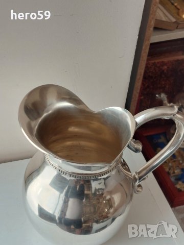 Сребърна кана за вода, сребро 925,вместимост  2 литра, снимка 4 - Други - 42677031