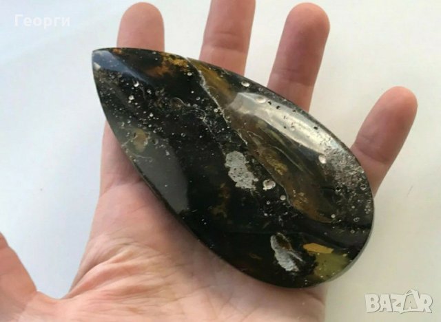 Голям красив природен Балтийски кехлибар  84.31 грама., снимка 2 - Други - 29417227