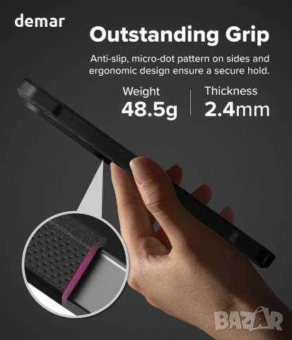 Кейс Ringke Onyx Alpha за Samsung Galaxy S26 Ultra [Съвместим с MagSafe], снимка 9 - Калъфи, кейсове - 53900350