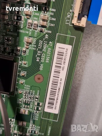 T-CON LVDS BOARD 47-6021566 4K_120HZ_CEDS~_V00 for HISENSE 55U7HQ 55inc DISPLAY HD550Y3U72-L9M1, снимка 3 - Части и Платки - 49527823
