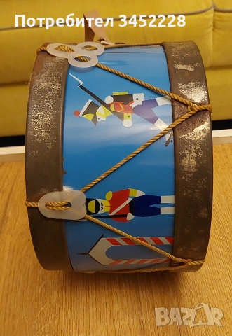 Играчка детски барабан за ценители , снимка 3 - Антикварни и старинни предмети - 54323091