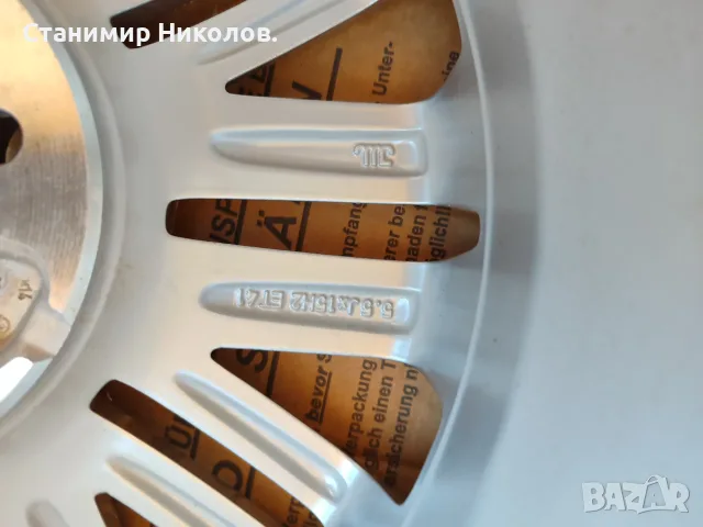Алуминиеви джанти за VW Up 5,5x15 ET41,1S0601025AR,централни капачки за VW., снимка 6 - Гуми и джанти - 55965443