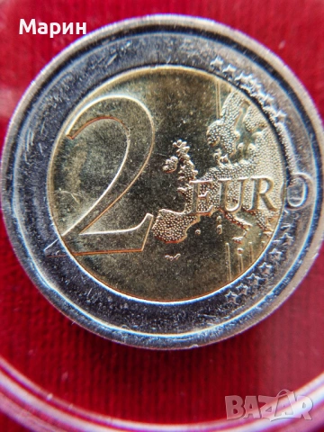 2 евро  Италия 2021 „Рим – столица“ с РЯДЪК НУМИЗМАТИЧЕН ДЕФЕКТ ЗА ЦЕНИТЕЛИ! , снимка 3 - Нумизматика и бонистика - 51953419