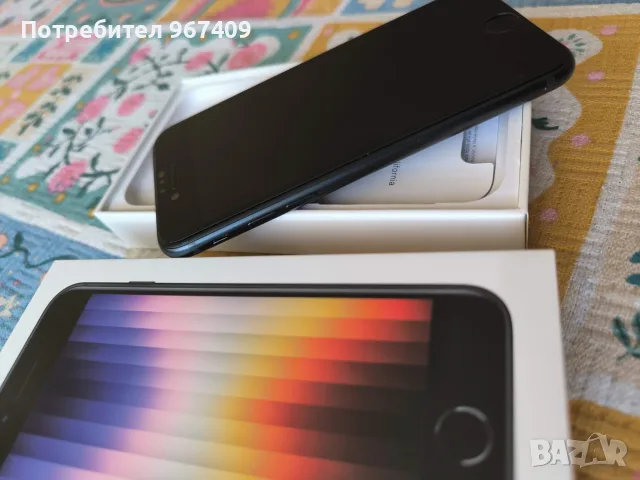 IPhone SE 2022 64Gb Black, снимка 3 - Apple iPhone - 55754200