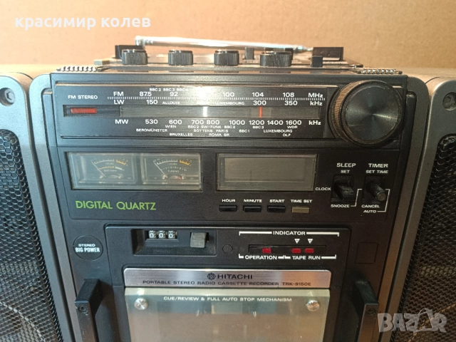 радиокасетофон "HITACHI TRK-9150 E", снимка 6 - Радиокасетофони, транзистори - 51993461