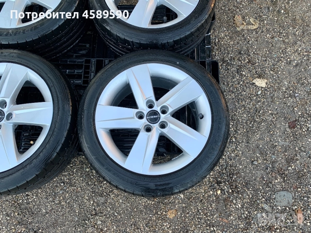 4бр.Алуминиеви джанти 16цола 5x100+ГУМИ 215/45/16 за Skoda Roomster,Fabia,Rapid,Vw Polo,Seat, снимка 4 - Гуми и джанти - 52124331