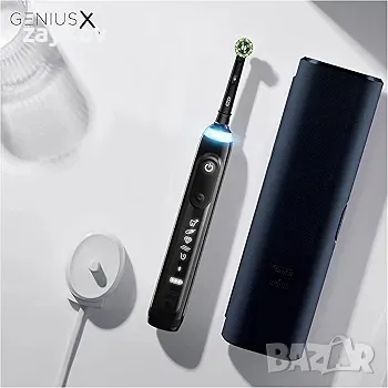Oral-B Genius X Midnight Black с куфар за пътуване, черен, опаковка от 1 бр, снимка 5 - Друга електроника - 49252938