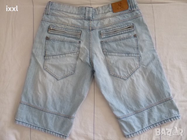 Мъжки дънкови къси панталони - L, снимка 4 - Панталони - 37651657