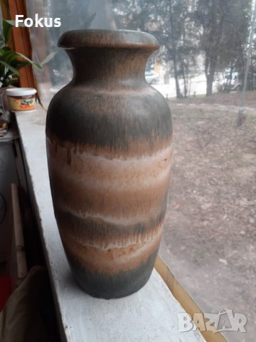 Страхотна голяма ваза немска керамика Scheurich Keramik, снимка 2 - Антикварни и старинни предмети - 39827228