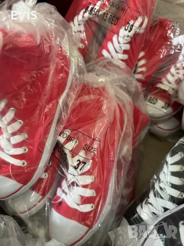 Кецове в черно и червено, снимка 3 - Кецове - 49985592