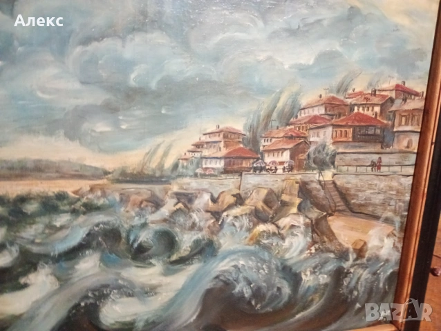 Маслена картина от БГ автор., снимка 4 - Картини - 54117294