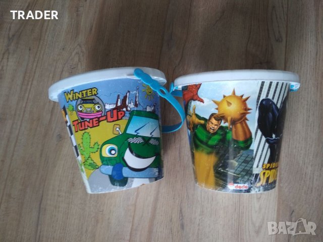 плажни кофички за игра в пясък спайдърмен SPIDERMAN, снимка 2 - Пластелини, моделини и пясъци - 36698588