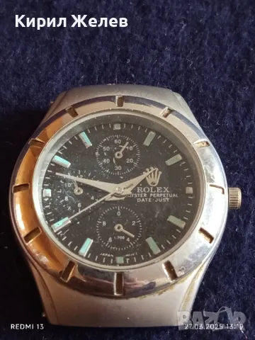 Модерен унисекс часовник ROLEX OYSTER PERPETUAL JAPAN MOVT интересен модел 49260