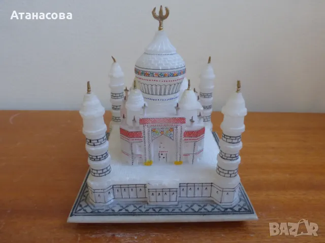 Мраморна статуетка триизмерен модел Тадж Махал, снимка 8 - Декорация за дома - 49214931