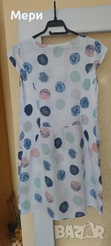 Лятна ленена рокля, снимка 3 - Рокли - 53875842