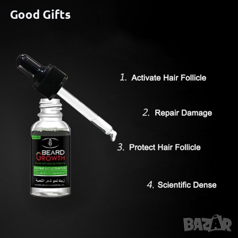 Серум с витамини за растеж на коса и брада, снимка 6 - Други - 38325576