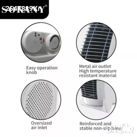 Вентилаторна печка, духалка DN7, снимка 1