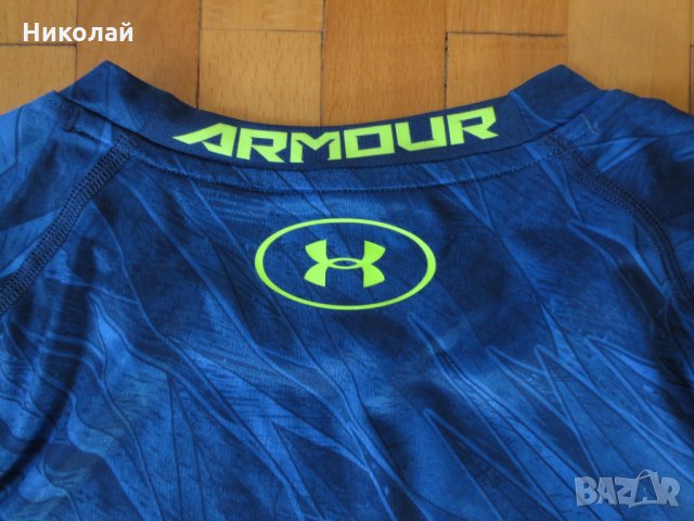 Under  Armour Printed Long Sleeve Compression Shirt , снимка 7 - Спортни дрехи, екипи - 29952192