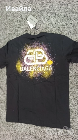 Balenciaga нова тениска с ефектен гръб, снимка 2 - Тениски - 51794550
