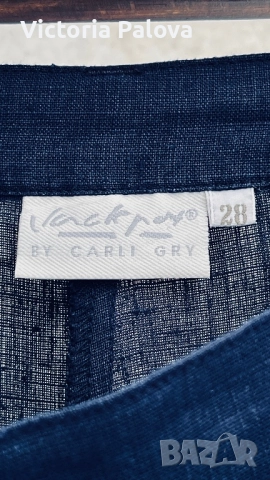 Ултра модерен ленен панталон JACKPOT BY CARLI GRY, снимка 9 - Панталони - 52085720