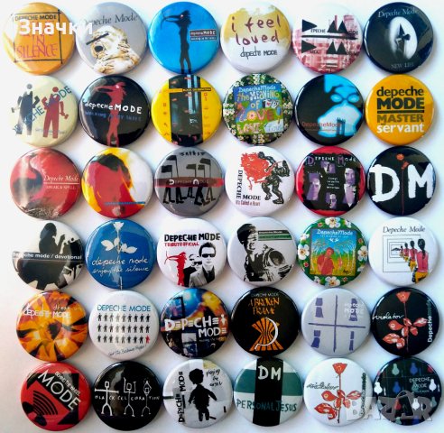Значки на Depeche Mode #1