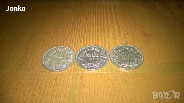 Монети 1/2 Fr. , снимка 5 - Колекции - 25196901