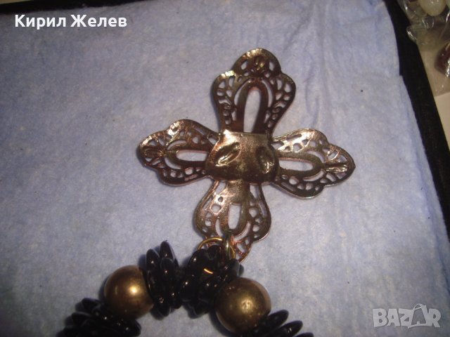МНОГО ИНТЕРЕСНО ПОЗЛАТЕНО УКРАШЕНИЕ с КРИСТАЛИ - ФРЕНСКА АРИСТОКРАТИЧНА СИМВОЛИКА 30160, снимка 10 - Други - 37901261
