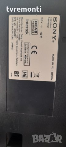 оригинална стойка за телевизор SONY BRAVIA. Model, KD-43EX7004, снимка 7 - Части и Платки - 32054264