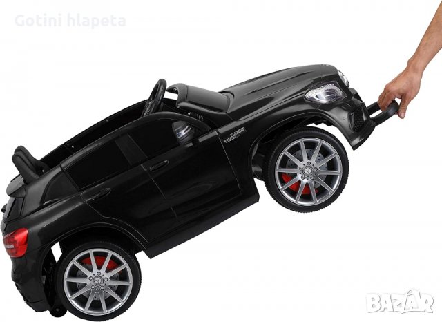 Акумулаторен джип Mercedes GLA45 12V батерия,MP3, с меки гуми с Кожена седалка, снимка 11 - Детски велосипеди, триколки и коли - 39001295