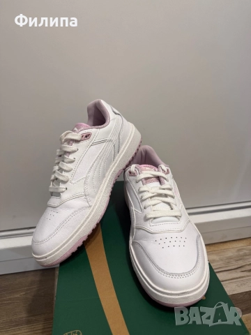 Сникърси Puma Doublecourt от естествена кожа