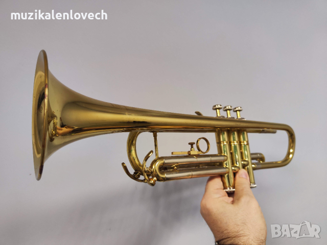 Bufon B-Flat Trumpet (P-357) Made in France - Френски Б Тромпет с твърд куфар, снимка 6 - Духови инструменти - 44552388