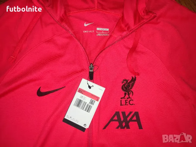 Уникален Тренировъчен Анцуг Ливърпул Адидас тесен Liverpool Training Tracksuit Adidas New, снимка 5 - Футбол - 49163313