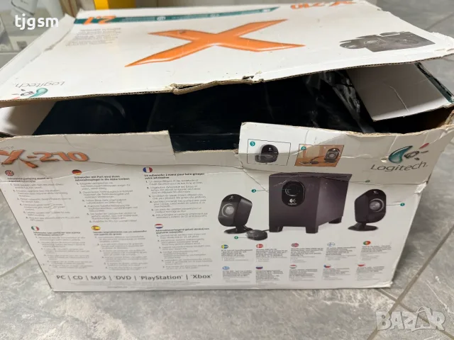 Тонколони , буфер Logitech X-210 2.1 за компютър, снимка 5 - Тонколони - 55980433