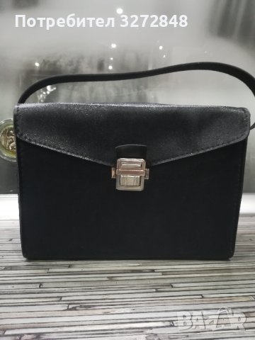 Твърда кожена чанта 23/17/10см