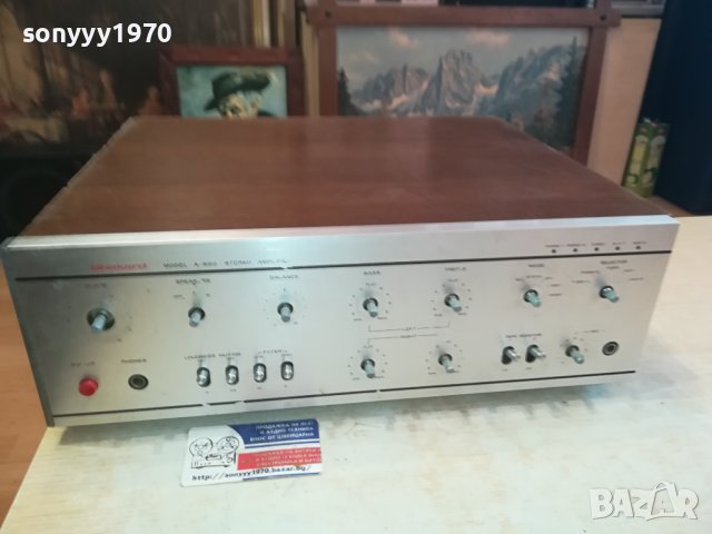 SHAKARD A-820 amplifier-made in japan 0602241134, снимка 2 - Ресийвъри, усилватели, смесителни пултове - 44158904