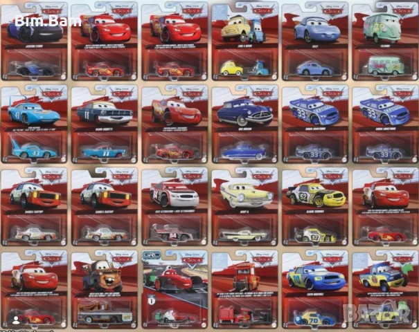 Колички Cars - Карс / Колите - комплекти, снимка 8 - Коли, камиони, мотори, писти - 56342183