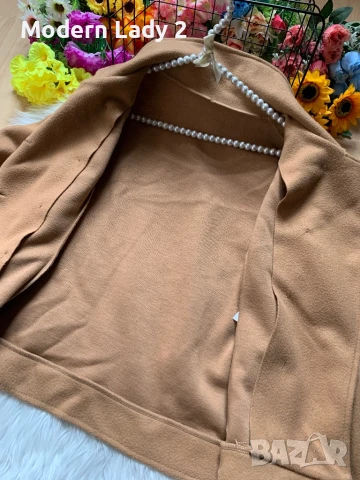 Елегантно късо палто, снимка 4 - Палта, манта - 50979105