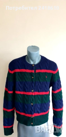 POLO Ralph Lauren Cable Wool / Cashmere Knit Womens Size XL НОВО! ОРИГИНАЛ! Дамска Жилетка