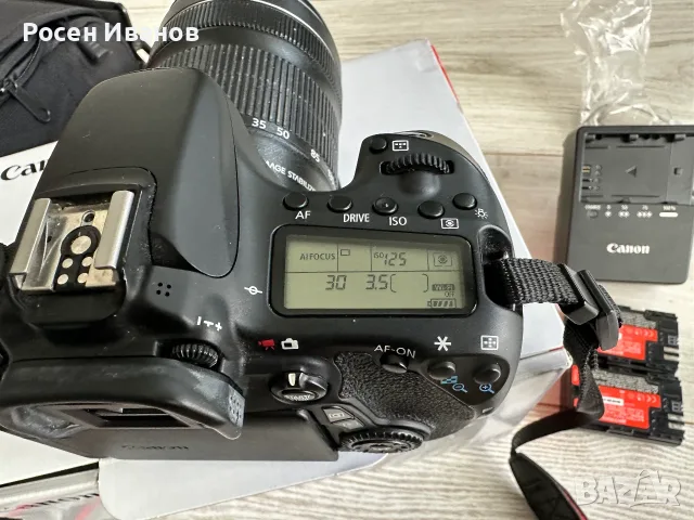Canon EOS 70D с обектив EFS 18-135mm IS STM и аксесоари, снимка 8 - Фотоапарати - 56106979
