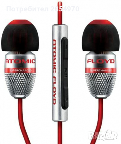 Atomic Floyd SuperDarts made for iPhone, снимка 1 - Слушалки, hands-free - 36544328