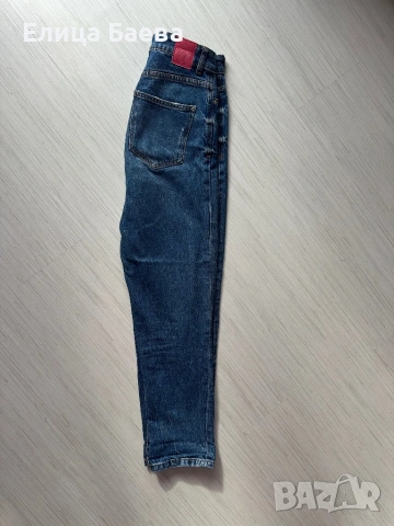 Дънки Zara в синьо и черно, снимка 5 - Дънки - 54235450