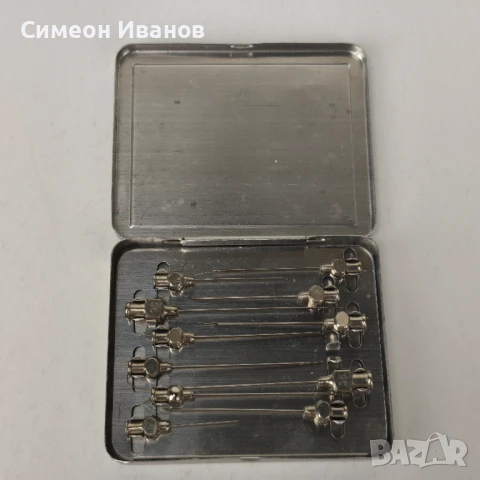 Стари игли за спринцовка Injekta Германия 12 броя #5960, снимка 2 - Други ценни предмети - 50473668