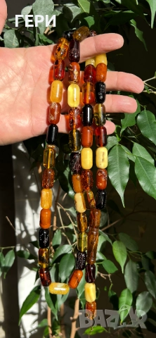 Броеница кехлибар 45 зърна