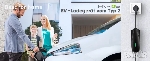 Зарядна станция Type2 за електромобили с WiFi Bluetooth управление, 6 м FNRIDS, снимка 15 - Аксесоари и консумативи - 49349444