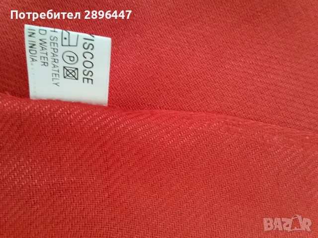 Много красив шал. 100% памук, снимка 4 - Шалове - 48097493