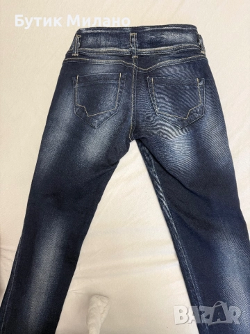 Уникално дънки, ръчна изработка , снимка 4 - Дънки - 52692462